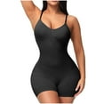 thumbnail image 1 of Elainilye Fashion Bodysuit Shapewear Tummy Control Ladies Seamless One-Piece Body Shaper Butt Lifting Shapewear Underwear,Black, 1 of 9