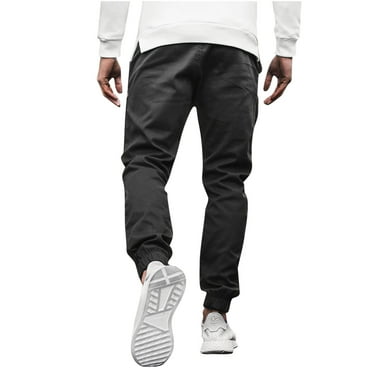 Elainilye Fashion Cargo Pants Mens Overalls And Woven Multi-pocket Casual Trousers