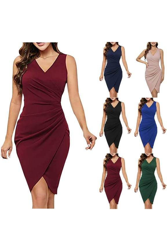 Fashion Dresses for Women Summer Sleeveless Casual Sexy Long Dress Date Night Dress,Black