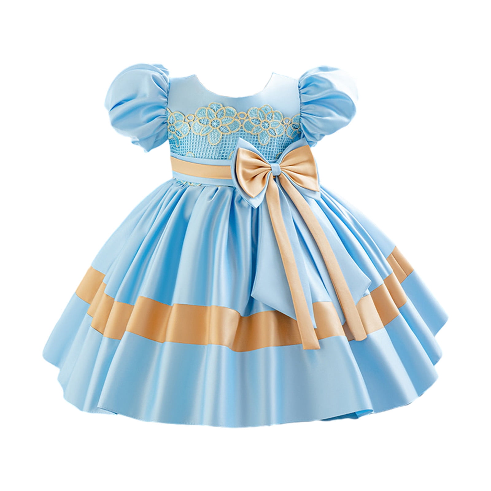 Girls Birthday Long Sleeve Princess Dress Flower Girl Wedding Dress main image 0