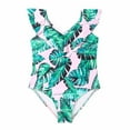 thumbnail image 1 of Elainilye Fashion Girls' Swimsuit One Piece Bathing Suit Sleeveless Surfing One-piece Swimsuit Swimwear, Sizes 8-14 Years, 1 of 9