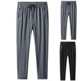 thumbnail image 1 of Elainilye Fashion Jogging Pants Men Straight Leg Thin Conditioning Pants Casual Sports Pants Bundle Feet Full Length Pants,Gray, 1 of 4
