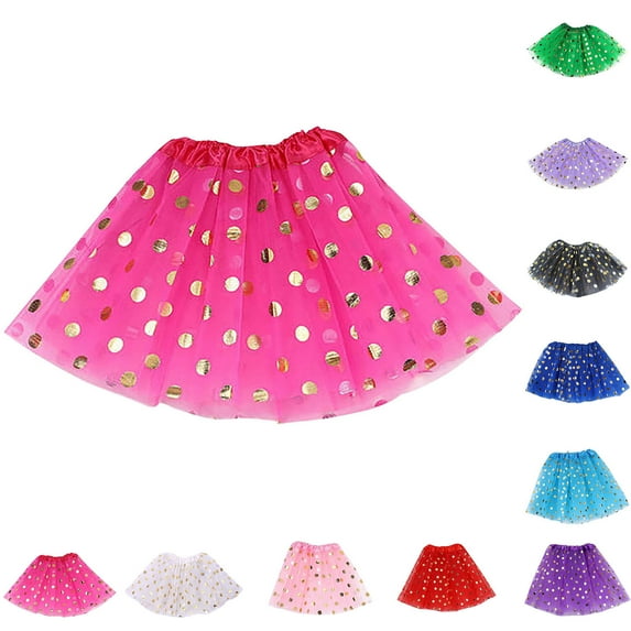 Elainilye Fashion Kids Fairy Skirt Pleated Gauze Short Skirt Performance Dancing Skirt Gauze Dress,Blue
