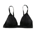 thumbnail image 1 of Elainilye Fashion Ladies Bras Fine Sparkling Back Hollowed Out Underwear Comfortable Breathable Daily Bra,Black, 1 of 4