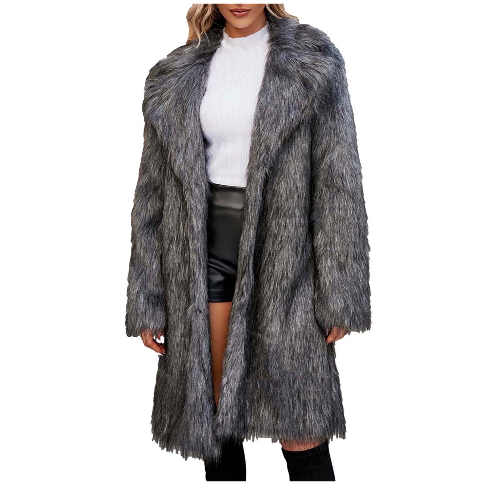 Warm Winter Coat Women Jacket Long Coat Overcoat Female Casual Women Outerwear Ladies Fur Coat