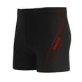 thumbnail image 1 of Elainilye Fashion Men's Swimwear Swimming Shorts Spa Pants Printed Beach Swimming Shorts,Red, 1 of 4