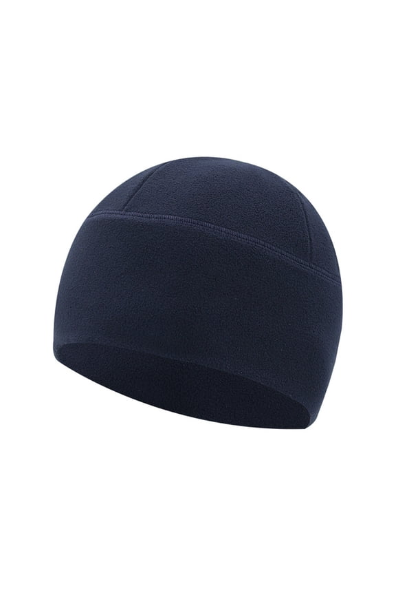Fashion Men's Winter Hat Thickened Men's Tactical Outdoor Beanie Hats Warm Windproof Multi-Season Fleece Hats,Blue