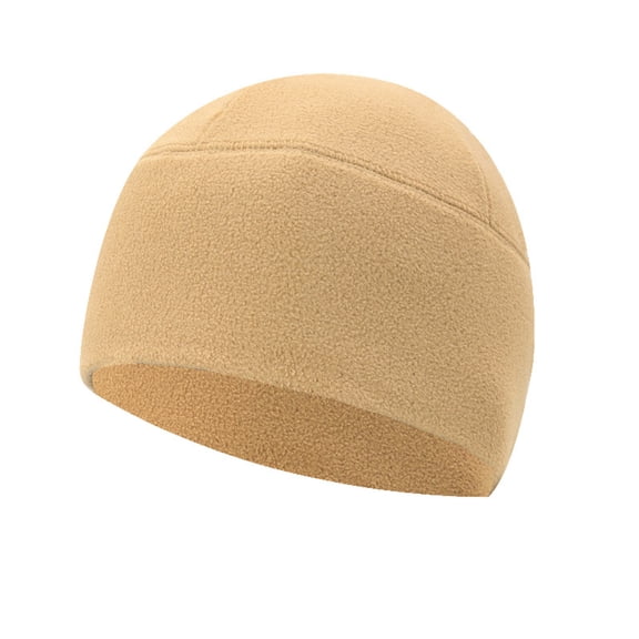 Elainilye Fashion Men's Winter Hat Thickened Men's Tactical Outdoor Beanie Hats Warm Windproof Multi-Season Fleece Hats,Brown