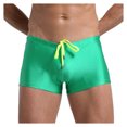 thumbnail image 1 of Elainilye Fashion Mens Swimsuit Breathable Trunks Pants Pockets Swimwear Beach Shorts Slim Beachwear,Green, 1 of 6