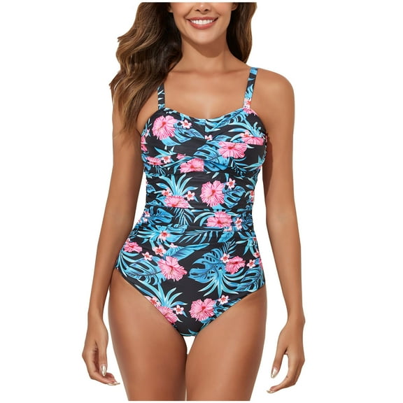 Elainilye Fashion Womens Swimsuits One Piece Bathing Suit Swimwear Swimsuit Sexy Casual Bikini One Piece Swimsuit,Pink