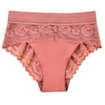 thumbnail image 1 of Elainilye Fashion Panties for Women Sexy Seamless Underwear Boxer Shorts Breathable Lace Strapcross Underwear,Pink, 1 of 3