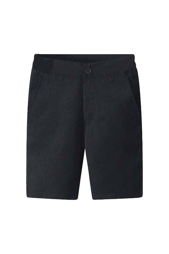 Fashion Pants For Big Boys Casual School Uniform Suit Shorts For Toddler Kids Boys 2-14 Years,Black