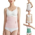 thumbnail image 1 of Elainilye Fashion Postpartum Belly Band 4-Piece Abdominal Band Postpartum Pregnant Girdle Belt Looks Thin and Slimming Belt,White, 1 of 6