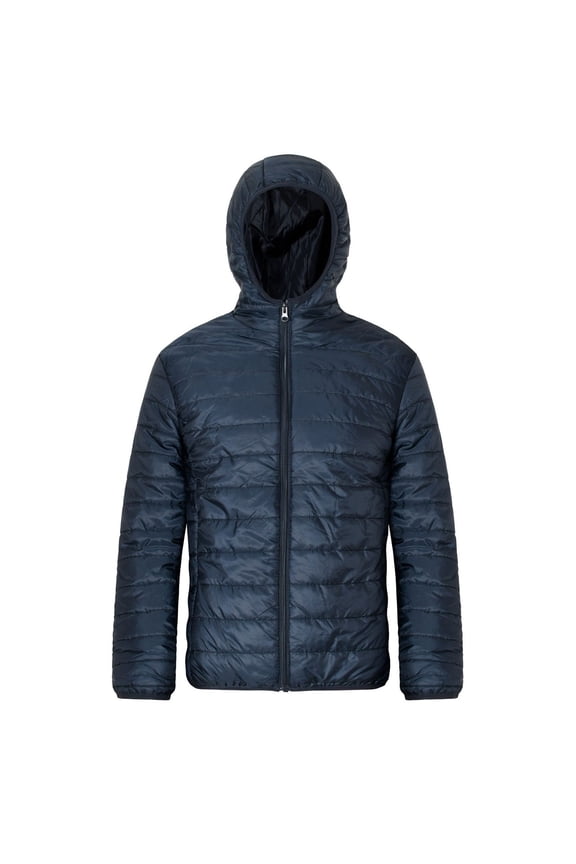 Fashion Puffer Jacket Men Lightweight Puffer Jacket Warm Winter Insulated Water Coat Long Sleeve Parkas,Blue