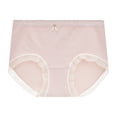 thumbnail image 1 of Elainilye Fashion Seamless Underwear for Women Traceless Briefs Graphene Crotch High Waist Underwear Butt Lifter Panties Briefs,Pink, 1 of 5