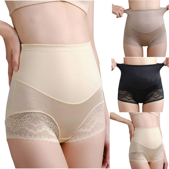 Elainilye Fashion Shapewear Bodysuit High Waist Butt Lifting Panties Anti-Glazing Body Shaper Pants Corset Bodysuit,Brown