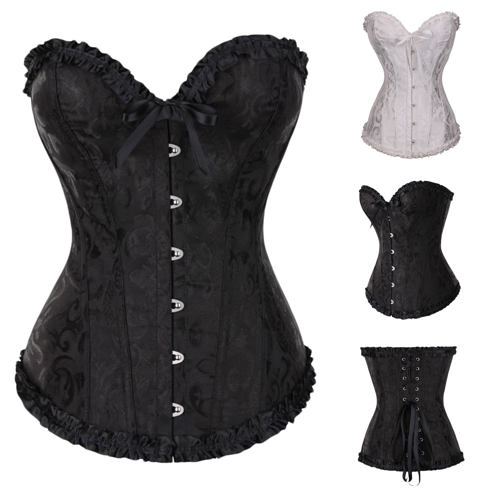 Elainilye Fashion Shapewear Bodysuit Tummy Control Ladies Sexy Solid