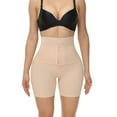 thumbnail image 1 of Elainilye Fashion Shapewear Tummy Control Ladies High Waist Butt Lifting Panties Stretch Slimming Body Shaper,Beige, 1 of 9