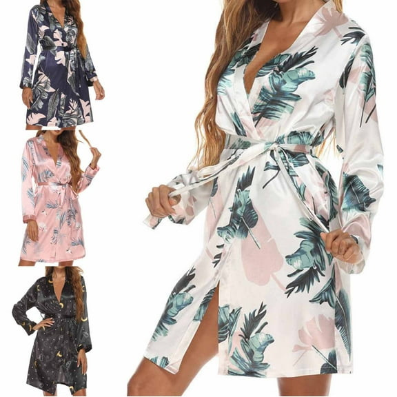 Elainilye Fashion Silk PJs for Women Set 2 Piece Pajamas Sets Pyjama Pajamas Sleepwear Sets Spring Summer Homewear,White