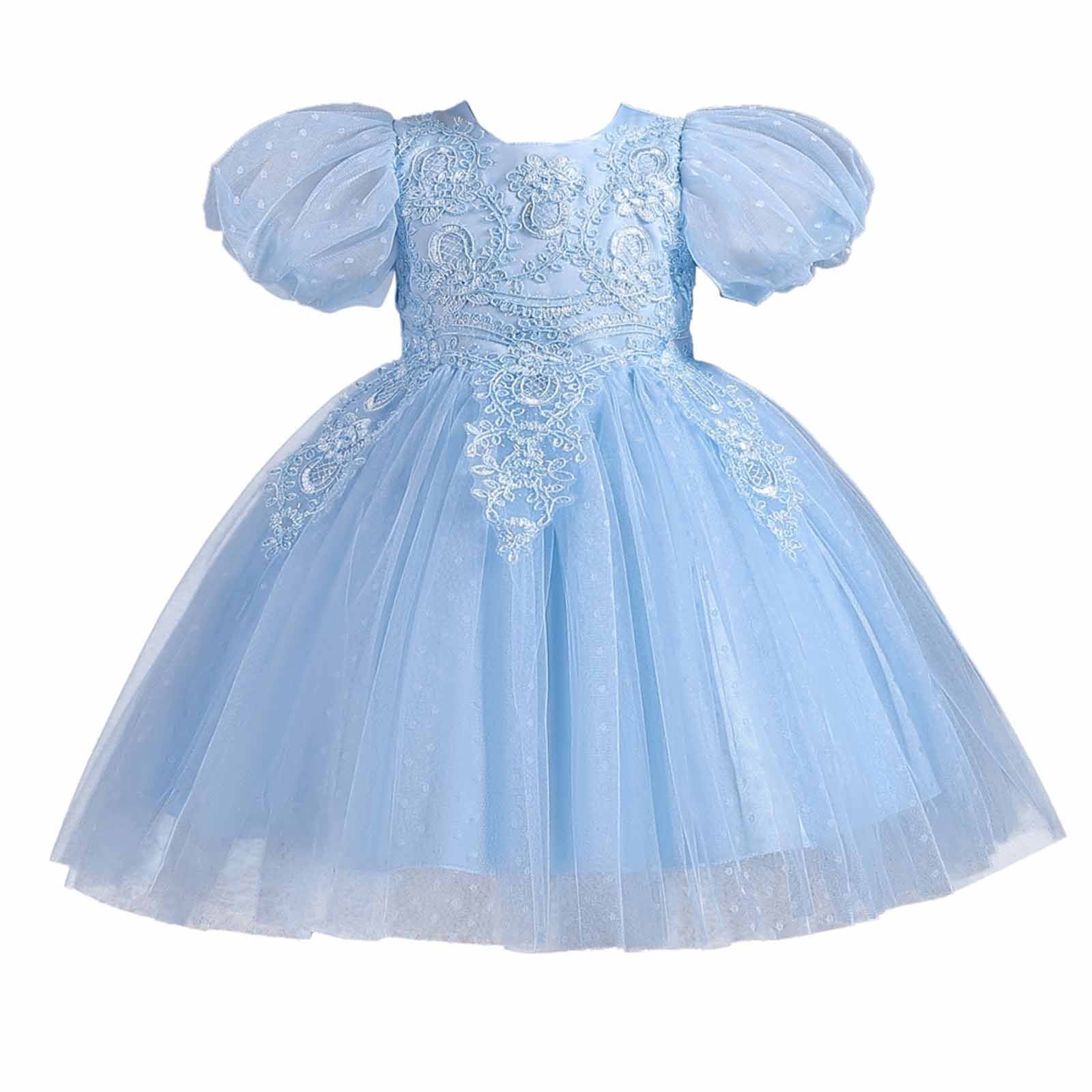 Girl's Formal Princess Cute Puff Gauze Dress