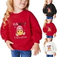 thumbnail image 1 of Elainilye Fashion Toddler Sweatshirt Boys Girls Cute Valentine's Day Heart Print Long Sleeve Top Hoodies Sizes 3-10Y,Red, 1 of 9