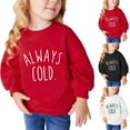thumbnail image 1 of Elainilye Fashion Toddler Sweatshirt Middle Big Girls Boys Heart Print Long Sleeve Top Sweatshirt Sizes 2-10Y,Red, 1 of 5