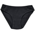 thumbnail image 1 of Elainilye Fashion Underwear for Women Sexy Seamless Underwear Breathable Lace Underwear Panties Briefs,Black, 1 of 6