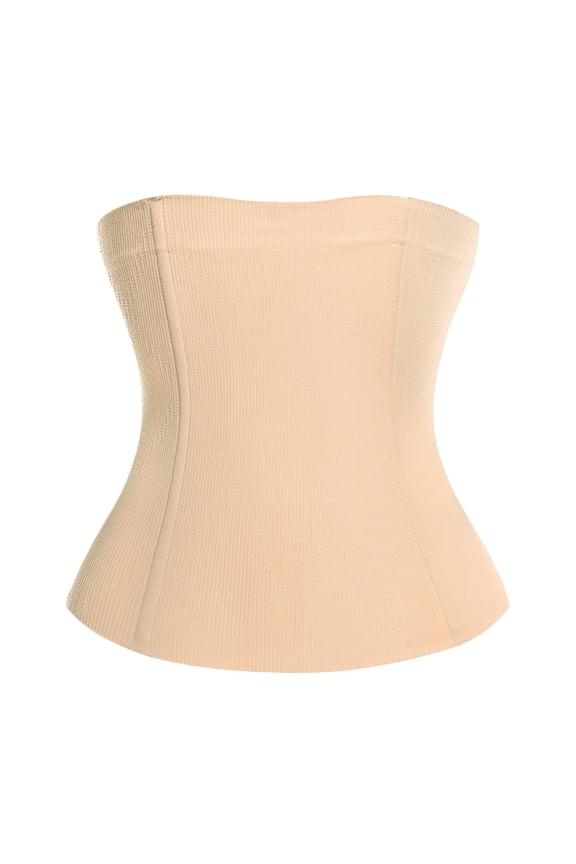Fashion Waist Cincher Shapewear Tummy Control Corset High Waist Draw Back Body Shaping Slimming Waist Shapewear,Beige