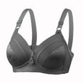 thumbnail image 1 of Elainilye Fashion Wirefree Bras For Women Nursing Bra Lactation Vest Bra Back Adjustment Traceless Bra Everyday 3pc,Black, 1 of 3
