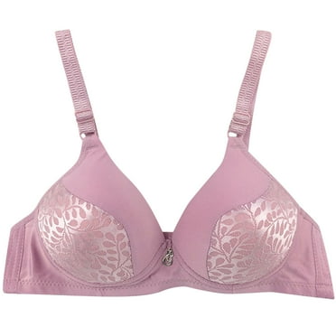 Elainilye Fashion Wireless Bras Casual Gathered Bra Comfortable Breathable Plus Size Bra
