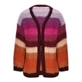 thumbnail image 1 of Elainilye Fashion Women'S Sweaters Casual Long Sleeve Knitted Cardigan Casual Warm Cardigan Sweater Coat,Purple, 1 of 4
