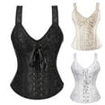 thumbnail image 1 of Elainilye Fashion Women's Shapewear Sexy Corsets Overbust Corset Bustier Lingerie Top Gothic Shapewear Sexy Underwear,Brown, 1 of 6