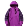 thumbnail image 1 of Elainilye Fashion Women's Ski Jacket Waterproof Snow Coat With Hood Mountain Windproof Rain Jacket, 1 of 2