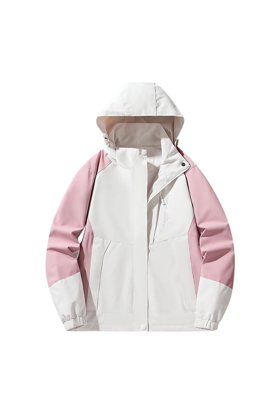 Fashion Women's Ski Jacket Waterproof Snow Coat With Hood Mountain Windproof Rain Jacket