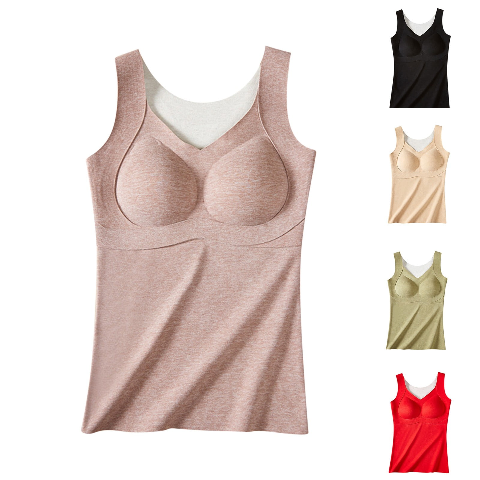 Elainilye Fashion Women's Thermal Underwear Winter Selfheating Lace Warm Undershirt Seamless