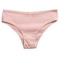 thumbnail image 1 of Elainilye Fashion Women's Underwear Sexy Seamless Underwear Breathable Briefs Underwear Panties,Pink, 1 of 5