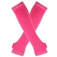 thumbnail image 1 of Elainilye Fashion Women's Winter Fingerless Gloves Knitted Wool Gloves Winter Warm Arm Gloves Fingerless Long Gloves Mittens,Pink, 1 of 2