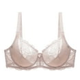 thumbnail image 1 of Elainilye Fashion Womens Bra Lace Plus Size Bra Gathered Shaping Cup Underwire Comfortable Breathable Wireless Bra, 1 of 9