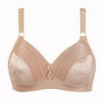 thumbnail image 1 of Elainilye Fashion Womens Bra Plus Size Traceless Comfortable Breathable Bra Wirefree Non-Magnetic Buckle Underwear,Gray, 1 of 4