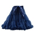 thumbnail image 1 of Elainilye Fashion Womens Mini Skirt Short Soft Yarn Breathable Princess Skirt For Adult Mesh Puffy Skirt Ballet Tutu Skirts,Blue, 1 of 2