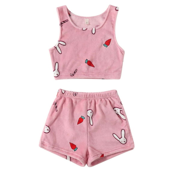 Elainilye Fashion Womens PJ Set Dairy Milk Print Sleeveless Vest Shorts Sets Home Wear 2 Piece Pajamas Set Sleepwear,Pink