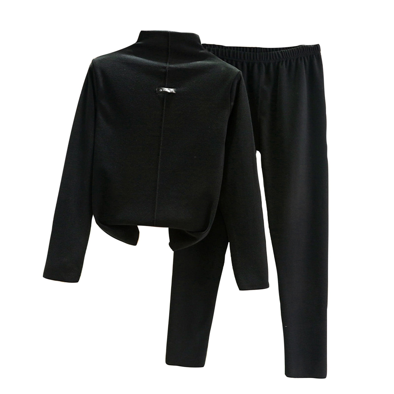 Elainilye Fashion Womens PJ Set Winter Bottomed Doublesided Fleece Self Heating Loungewear