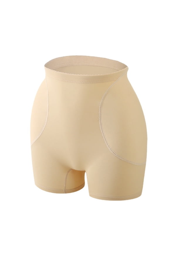 Fashion Womens Shapewear Butt Lifting Underwear Sponge Cushion Hip Padded Shapewear Breathable Underwear,Beige