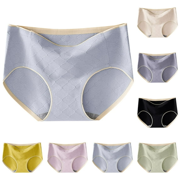 Elainilye Fashion Womens Underwear Cotton Breathable Comfortable Soft and Sexy Lace Satin Underwear Briefs Panties,Pink