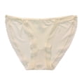 thumbnail image 1 of Elainilye Fashion Womens Underwear Seamless Traceless Ultra Thin Ice Silk Briefs Sexy Lace Breathable Briefs Panties,Yellow, 1 of 4