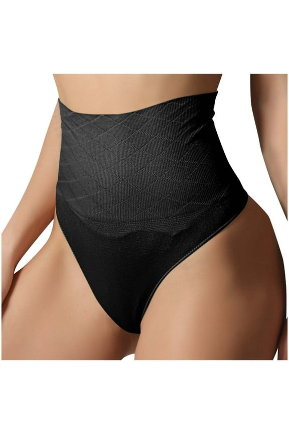 Fashion Womens Underwear Shapewear Pants with Tight Seamless Butt Lifter Panties High Waisted Pants Underwear Briefs,Black