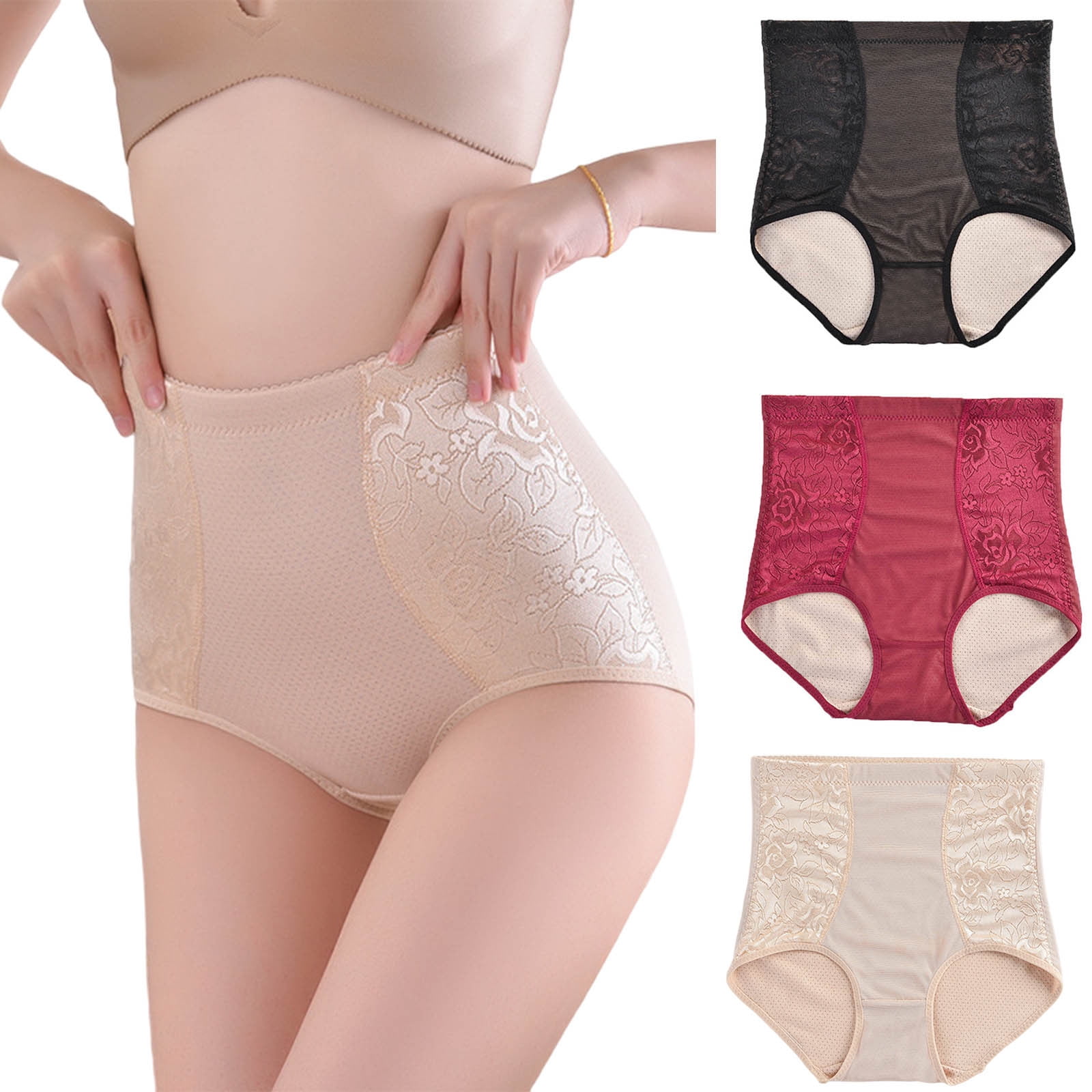 Elainilye Fashion Womens Underwear Tummy Control Postpartum Waist