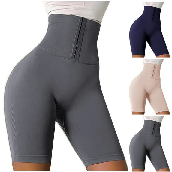 Elainilye Fashion Yoga Pants for Women High Waist Trainer for Corset Cincher Body Shaper Gym Workout Pants,Pink