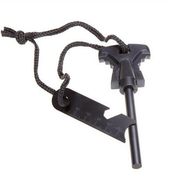Elainilye Fire Starter Flint, Survival Fire Steel, Waterproof Ignition Tool for Camping, Bushcraft, Wilderness