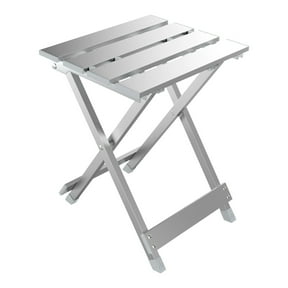 Elainilye Folding Side Table, Aluminum Camp Table, Portable Outdoor Table for Patio, RV, Picnics